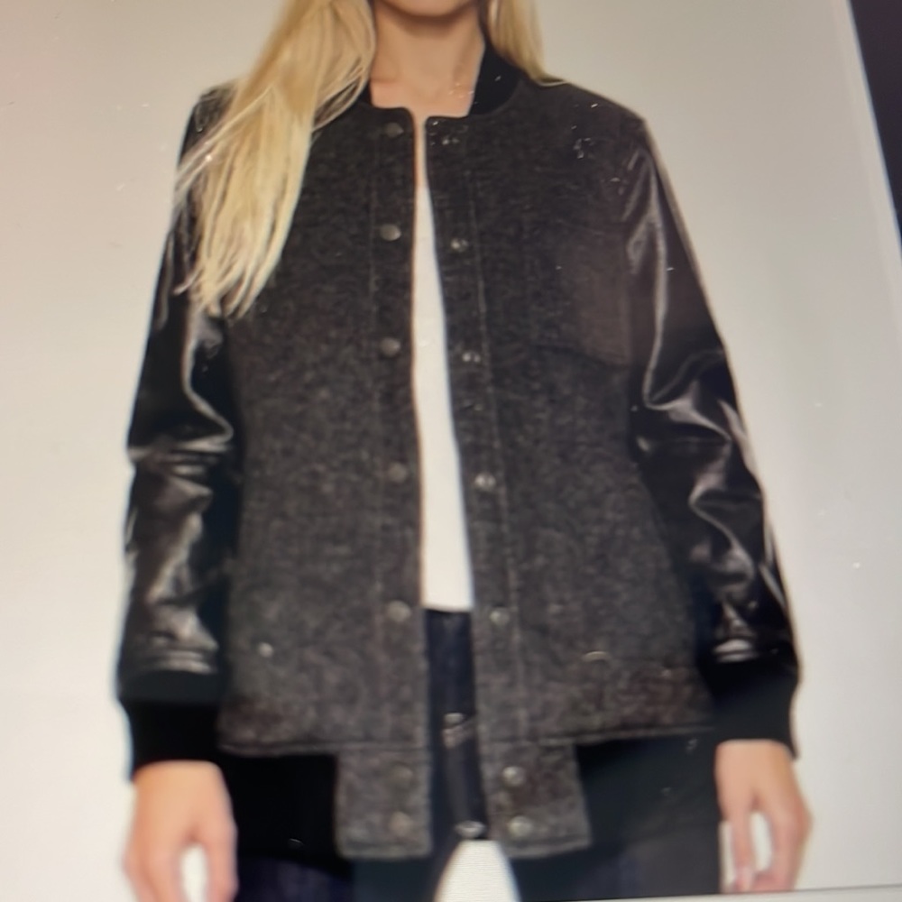 NWT CURRENT ELLIOTT STANWOOD BOMBER JACKET - Picture 1 of 9